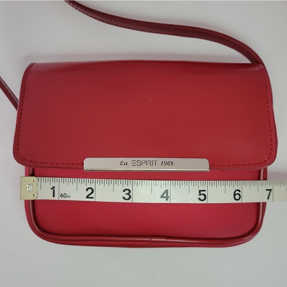 Esprit Red Mini Crossbody Purse Bag - Picture 10 of 15